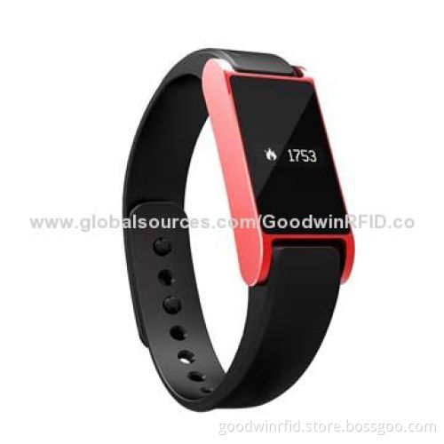 Bluetooth Wristband with OLED Sreen, Supports Bluetooth 4.0 Low Energy Technology, IP76 Protection